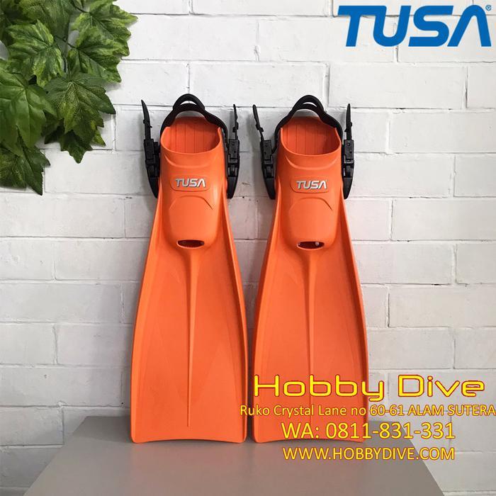 JUAL RUGI Tusa Fins Open Heel Kail Orange SF1101 OR - Scuba Diving Alat Diving