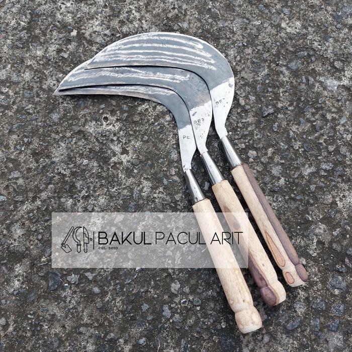 Arit Pengaritan Bahan BAJA PER Besar Sabit Pemotong Rumput