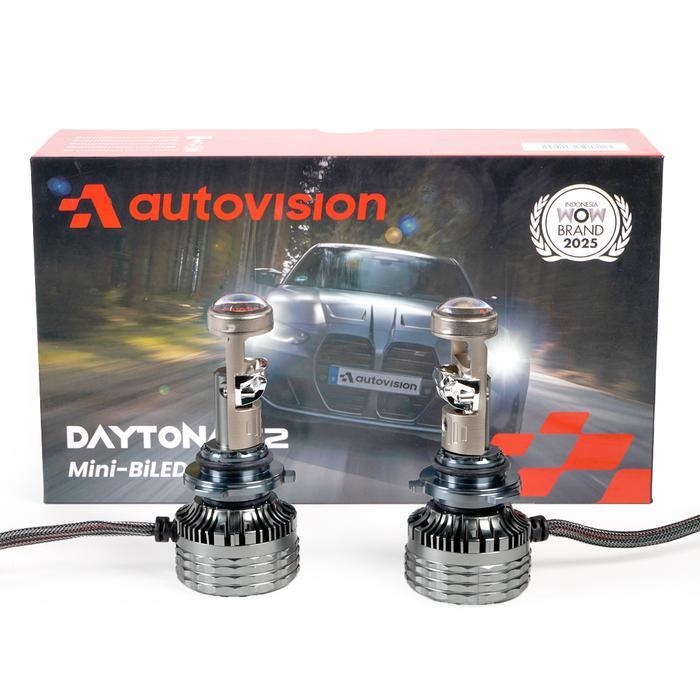Lampu Mini BILED Bi LED Autovision Daytona C2 Bohlam HB4 Putih Projie