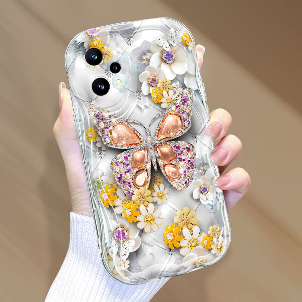Casing Hp Untuk Realme 9 Pro 5G Mode Krim Phone Case Lembut Handphone Softcase Kartun Soft Penuh Kes