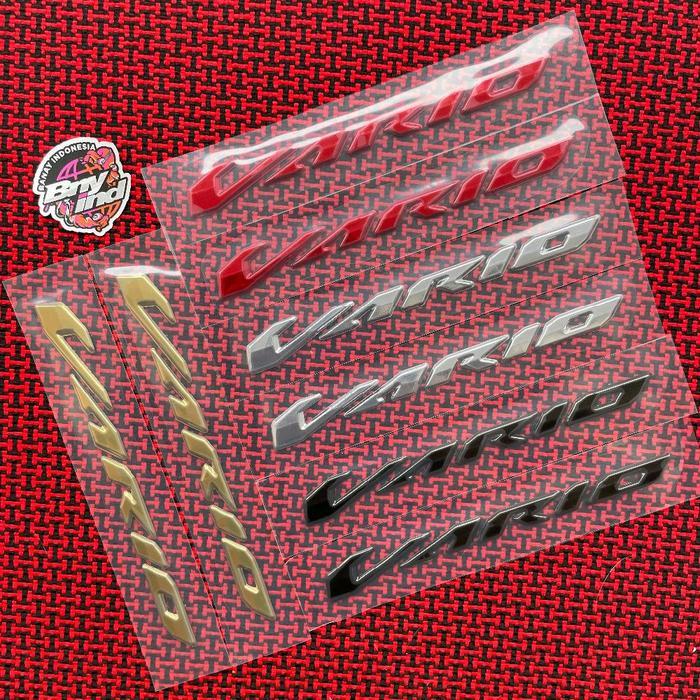 Emblem Vario 125 150 Old New Original Set Kanan Kiri