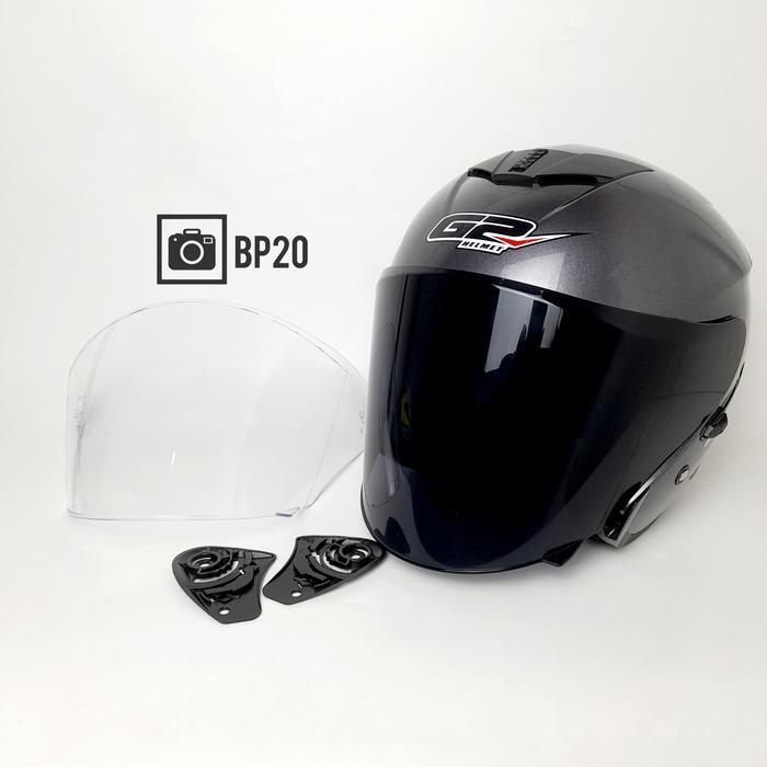 Kaca Helm G2 OPTIMAX - Flat Visor Helm G2 OPTIMAX