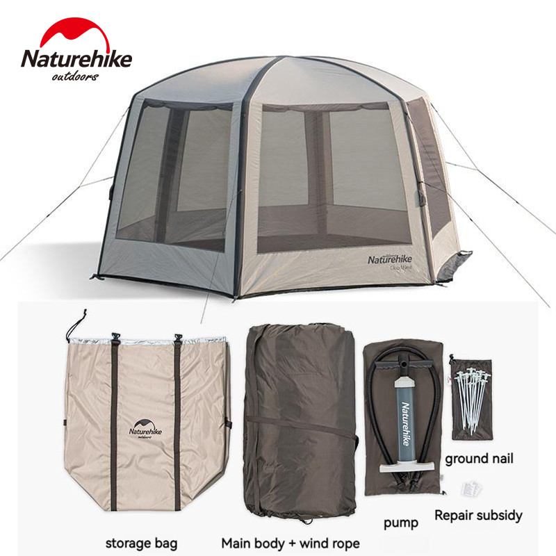 Naturehike Cloud Nest Hexagonal Pergola Inflatable Tent Dome Tent Air Shelter Canopy Beach Camping