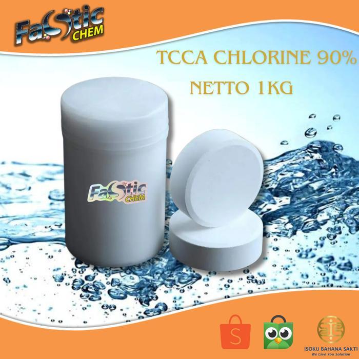 KAPORIT TABLET TCCA 90% 1KG KLORIN TABLET CHLORINE KLORIN