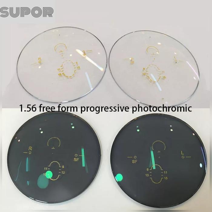 Lensa kacamata Leinz Progresif Photochromic Silver 2 Trans Supertrans