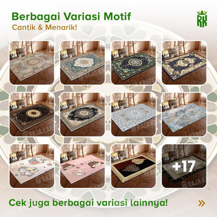 RAJA x RACUNNUUNA - Karpet turki Lantai Eropa Premium Permadani Ambal Anti Slip Desain Klasik