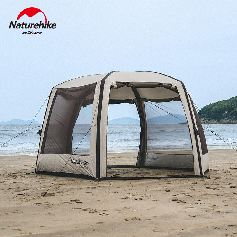 Naturehike Cloud Nest Hexagonal Pergola Inflatable Tent Camping Beach 15D Dome Tent Air Shelter
