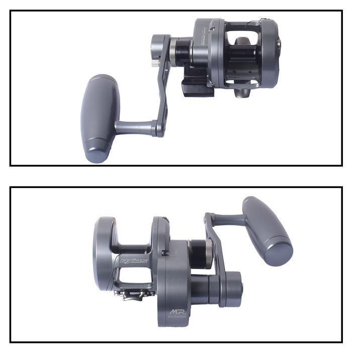 Reel OH MAGURO DEEP-X DS 400 500 600 Laut Monster Fish Handle Kiri/ Kanan Over Head Jigging ~