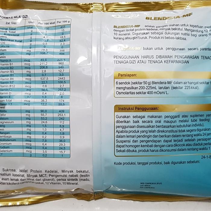 Terbaru Susu Blendera Mf Soya/Kedelai Mct Tinggi Protein