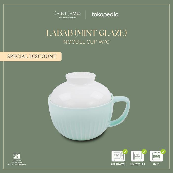 Saint James Labab Cup With Cover -Bowl Mie