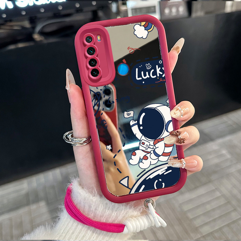 Casing Hp untuk Xiaomi Redmi Note 8 Note 8T Case Casing astronot pola Silikon Softcase Kasing HP tal