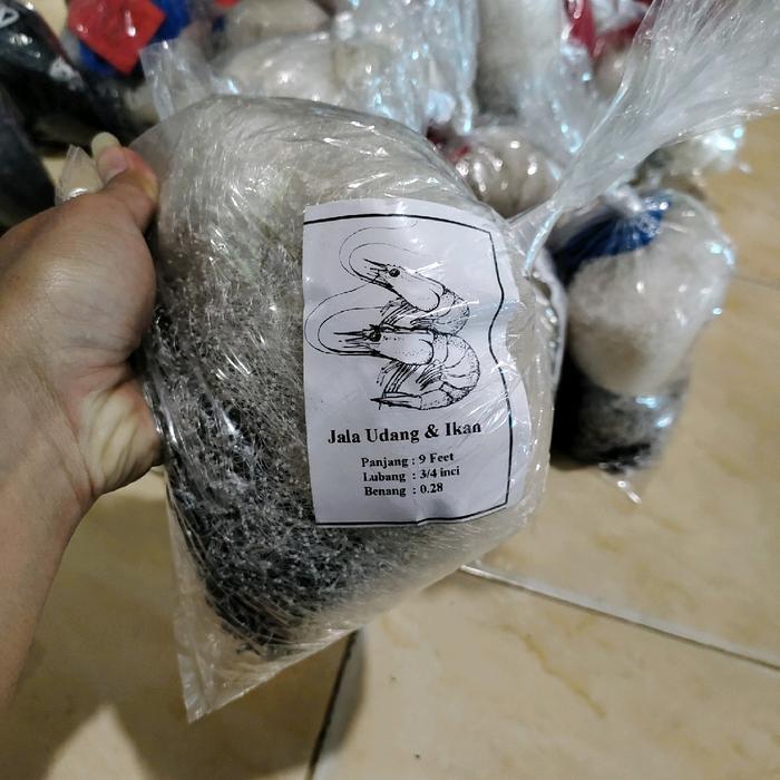 Jala lempar 9 feet senar 2,5 meter untuk udang dan ikan 3/4 inci