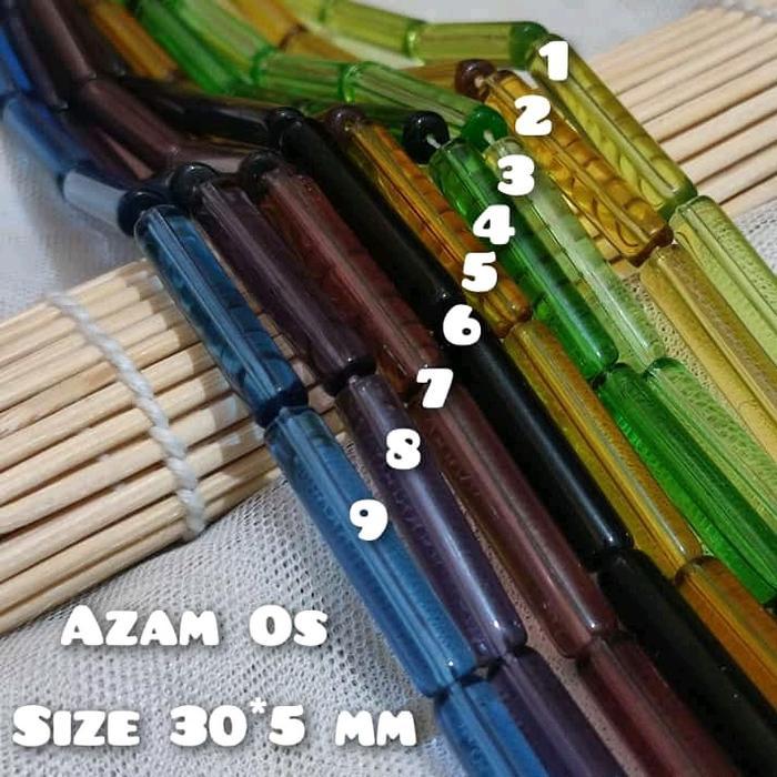 Kristal panjang 30*5mm/renteng