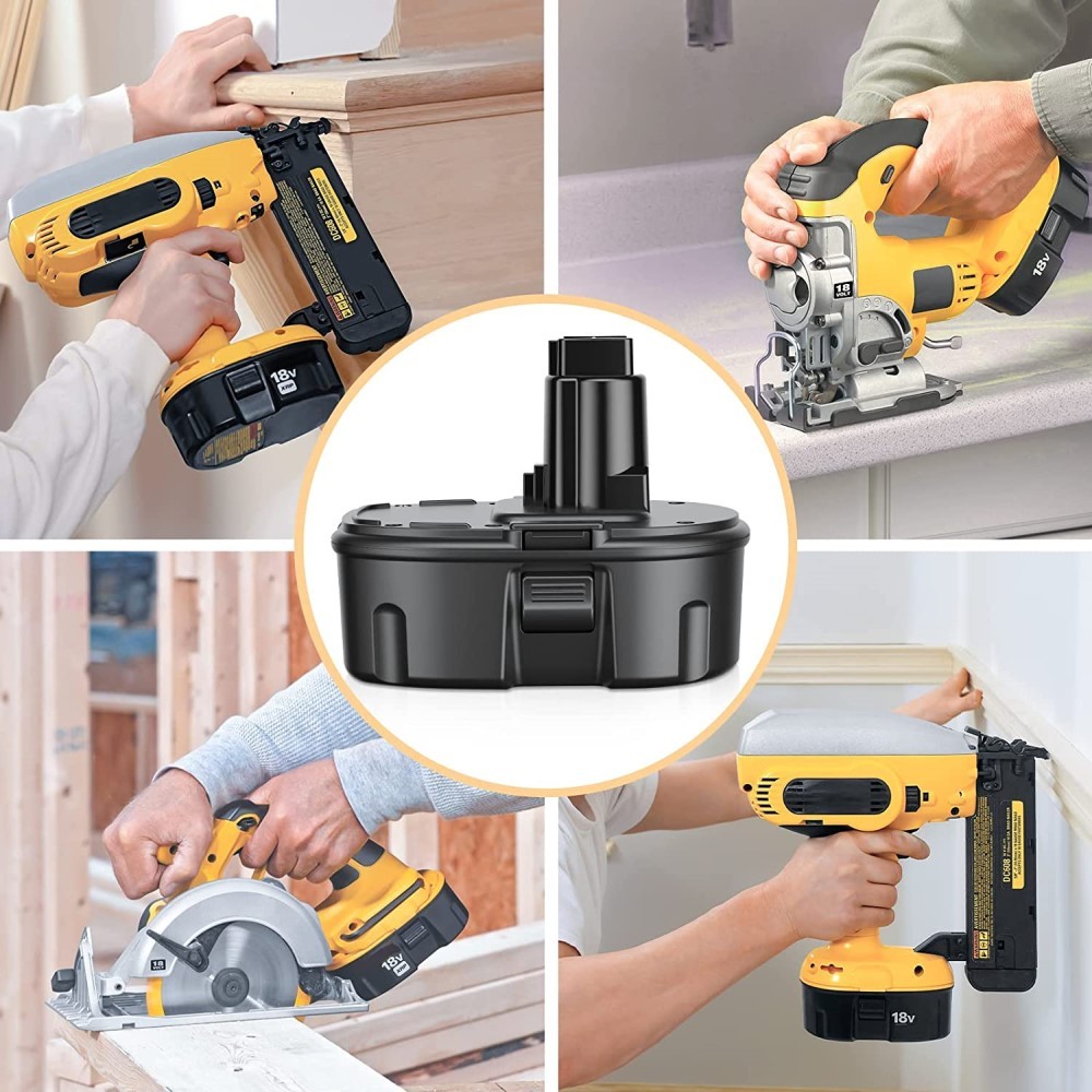 DE9096 DC9096 For Dewalt 18V 4800mAh Ni-MH Battery DC9098 DC9099 DW9095 DW9096 DW9098 DE9038 DE9096
