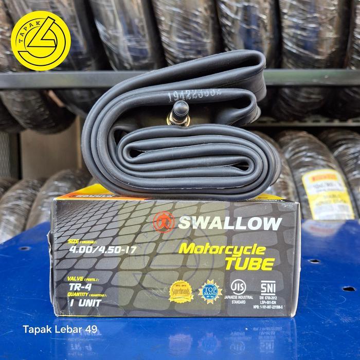 Ban Dalam 4.00 / 4.50 - 17 Rim 17 atau 110/90-17 120/70-17 130/70-17 150/60-17 170/60-17