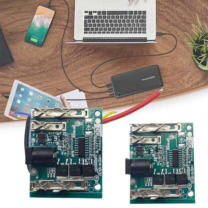 TERLARIS Papan Perlindungan Baterai Board Modul Bms 5s Board Pelindung Circuit 18-21v 20v Bor