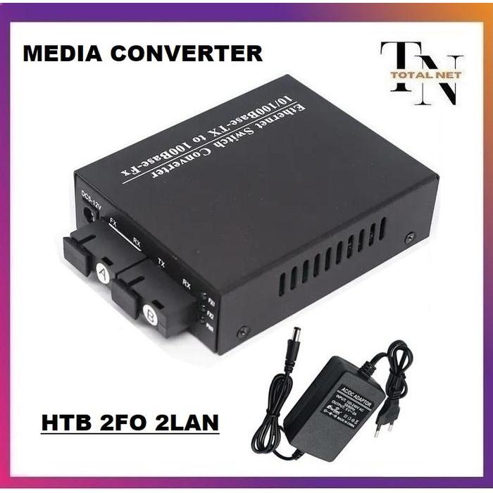 Media Converter 2Fo 2Lan Htb 2 Fo 2 Lan 100 Mbps 2Sc 2Lan 2F2E