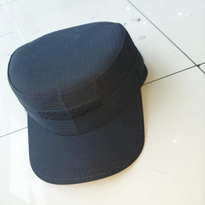 Topi Pria Minimalis Topi Komando Hitam
