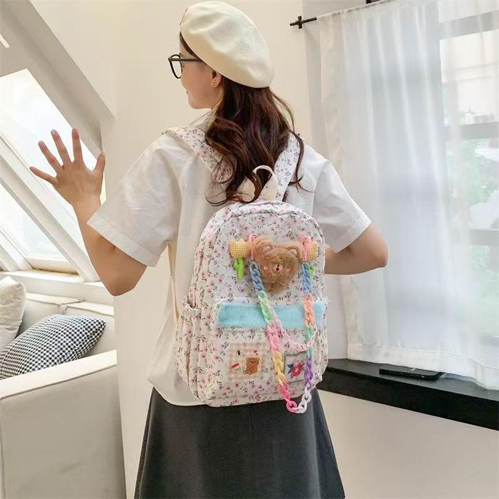 tas ransel wanita Tas Backpack Ransel Sekolah tas sekolah aesthetic tas ransel sekolah wanita cewek