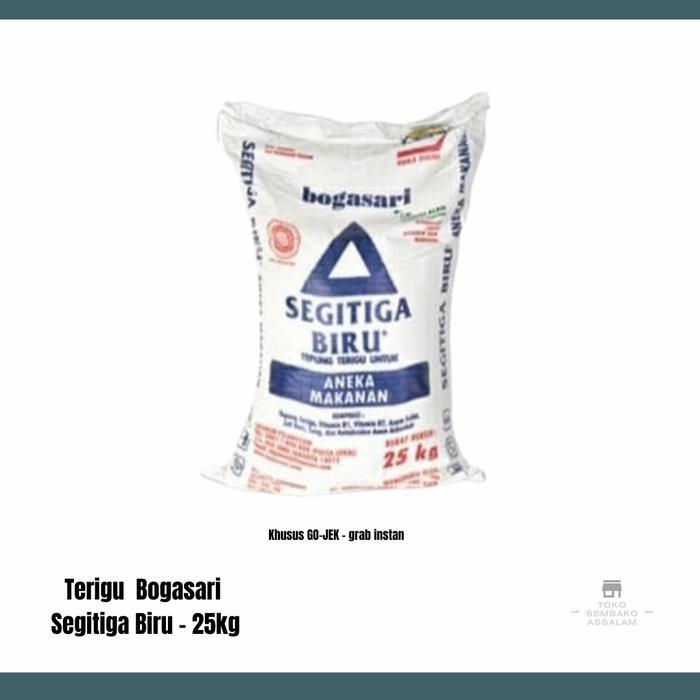 tepung terigu segitiga biru 25kg / terigu segitiga 25kg