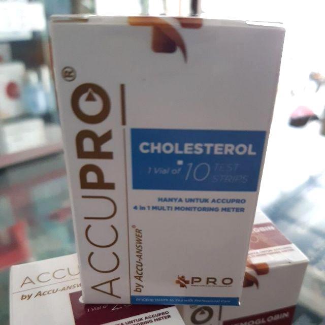 STRIP KOLESTEROL ACCUPRO / ACCUPRO CHOLESTEROL / ISI ULANG ACCUPRO
