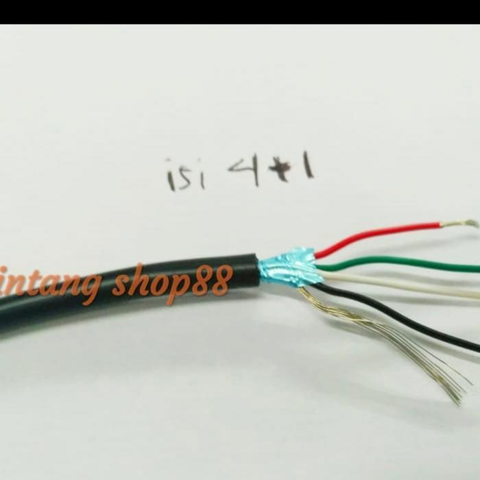 Kabel Isi 4 + 1 Gron 24 Awg 50 Meter Terbaik