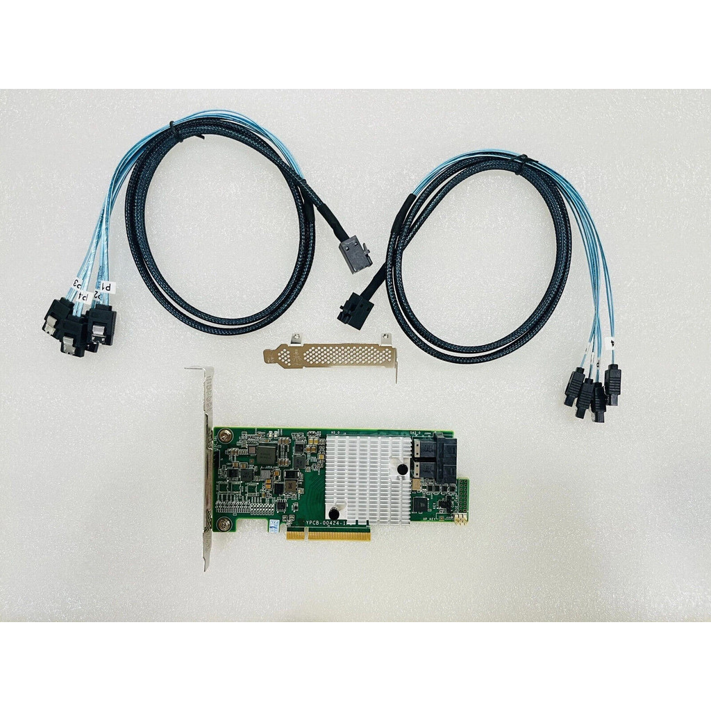 INSPUR 9300-8I YZCA-00424 LSI SAS3008 12Gbps HBA IT Mode ZFS FreeNAS unRAID+2*SFF-8643 SATA Cable