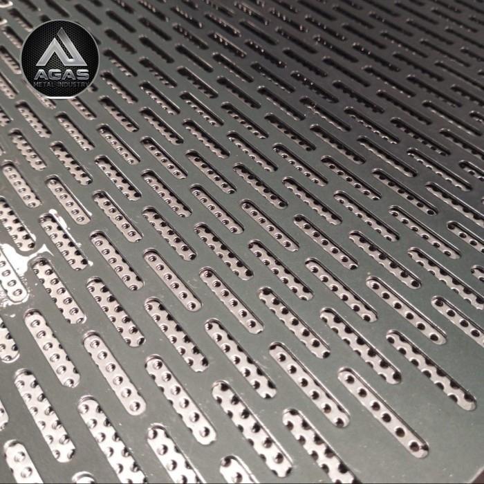 Plat Lubang Besi Perforated Kapsul 5x30mm