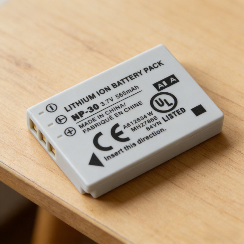 565mAh Replacement NP-30 Lithium-ion Battery for FUJIFILM FinePix F440 F450 - Compatible with