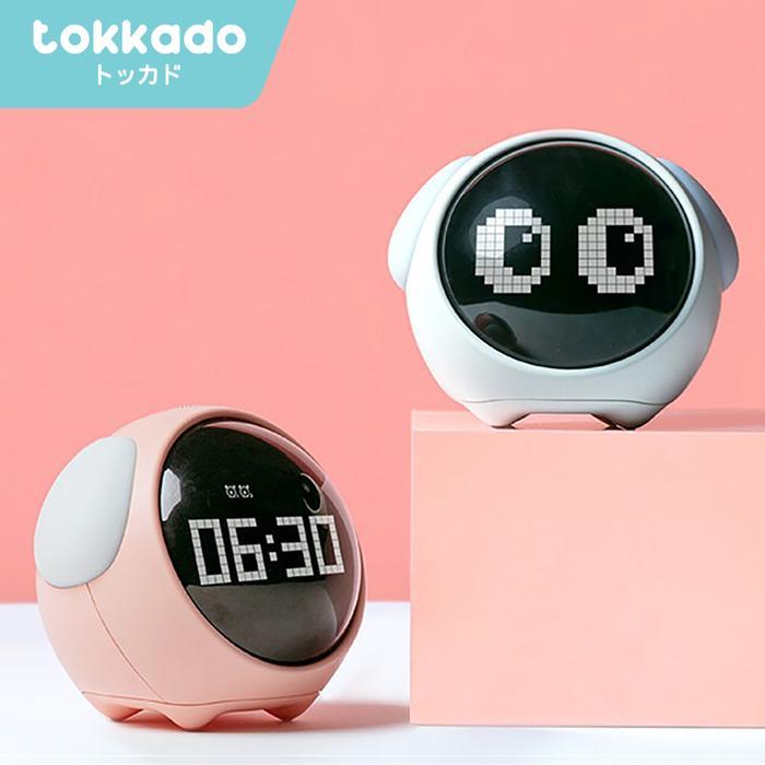 TOKKADO Kinbi Alarm Clock Jam Weker Digital Lampu Tidur Emoji Lucu