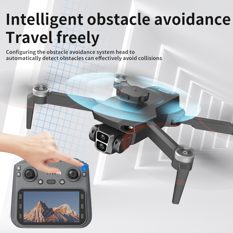 L106-1 ???? GPS Brushless 4.5-inch LCD Large Color Screen 8K Ultra HD Aerial Folding Flight Infrared