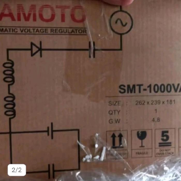 Stabiliser Samoto 1000 Smt1000 Svc1000 Svc-1000Va Stavolt Stabilizer Terlaris