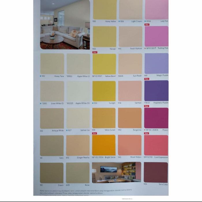 Cat Tembok Vinilex 5 Kg - Nippon Paint Vinilex Kembang 5Kg