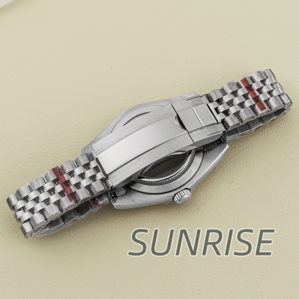 Diamond NH35 Case Strap 36mm/39mm Stainless Steel Sapphire Glass Watch Fit NH35 NH36 ETA2824 PT5000