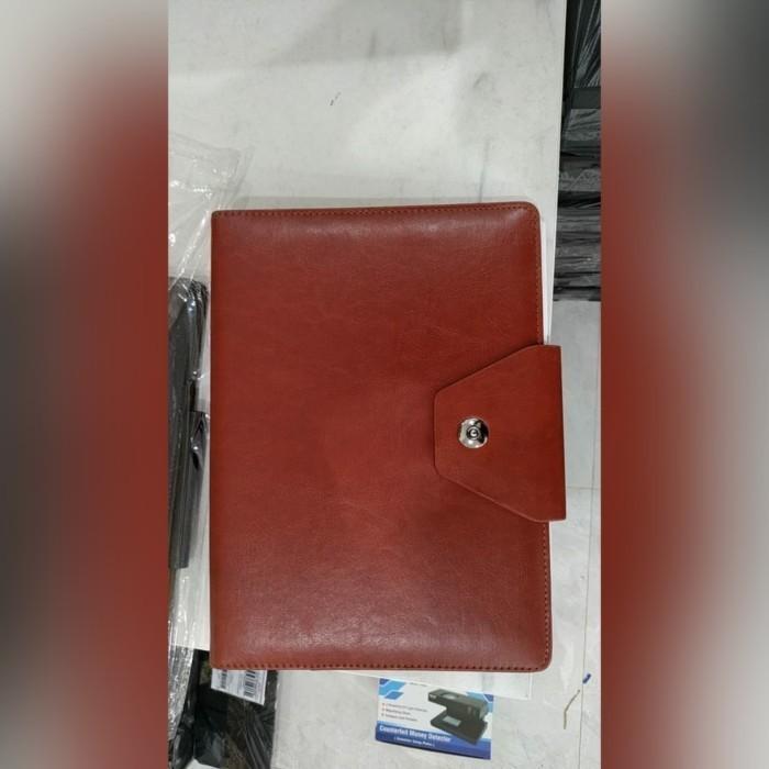 Ring Binder / Binder File Bahan Kulit Ukuran B5