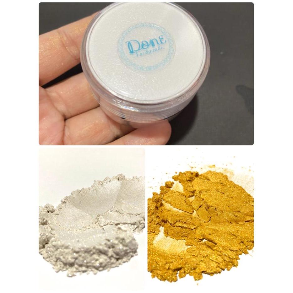 Done Handymade Bubuk Metalic Bubuk Metallic Powder Bubuk Metalik Pewarna Resin