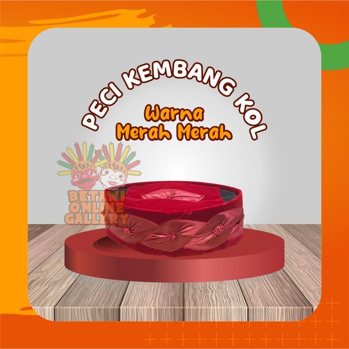 zen Peci Kembang Kol Merah - Merah