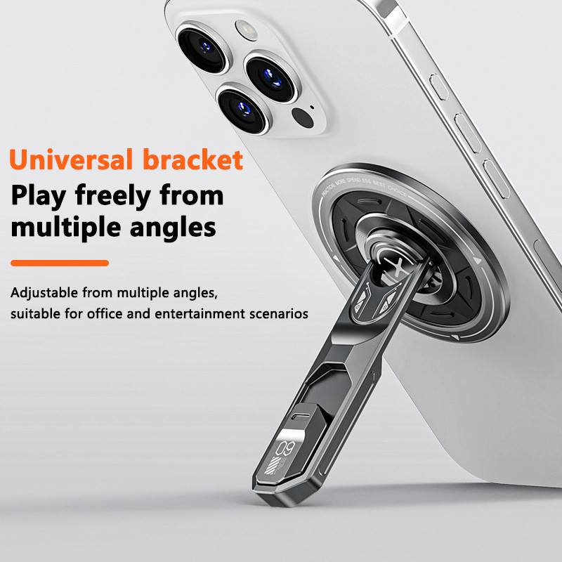 Mobile phone ring buckle back sticker stand ultra-thin mobile phone stand metal folding stand