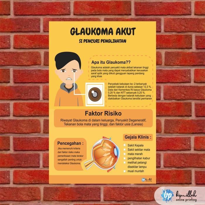Poster Kesehatan Glaukoma akut