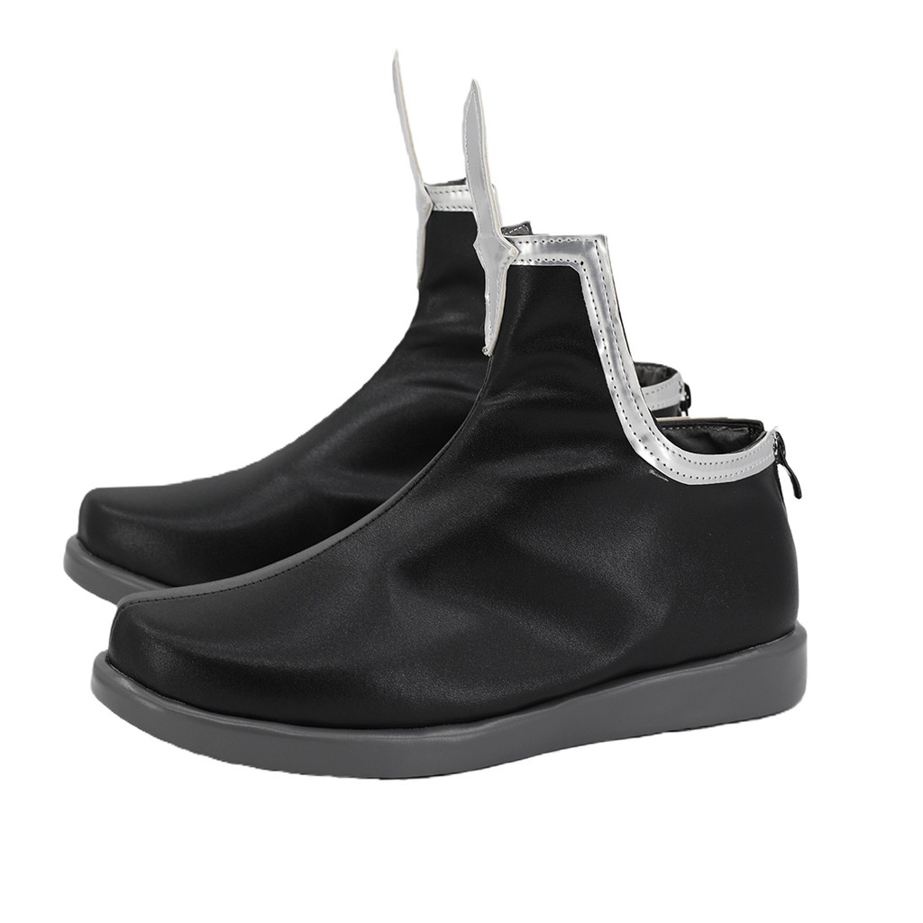 ARKNIGHTS FIREWATCH COSPLAY SHOES BLACK BOOTS CUSTOM MADE ANY SIZE