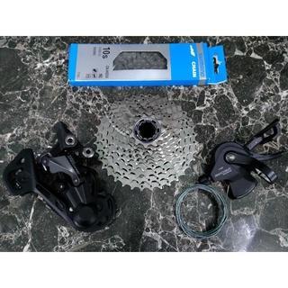Grupset Groupset 10 Speed Shimano Deore M4120 M4100 11-42T Original Japan MTB Seli Minivelo Road