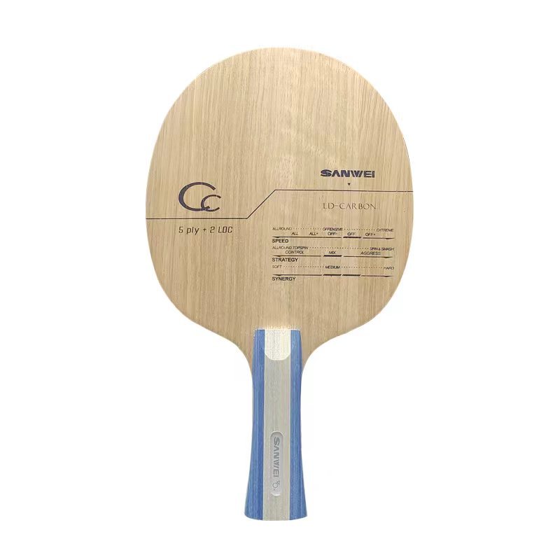 SANWEI CC Table tennis blade 5 wood+2 carbon OFF++ training without box ping pong racket bat paddle 