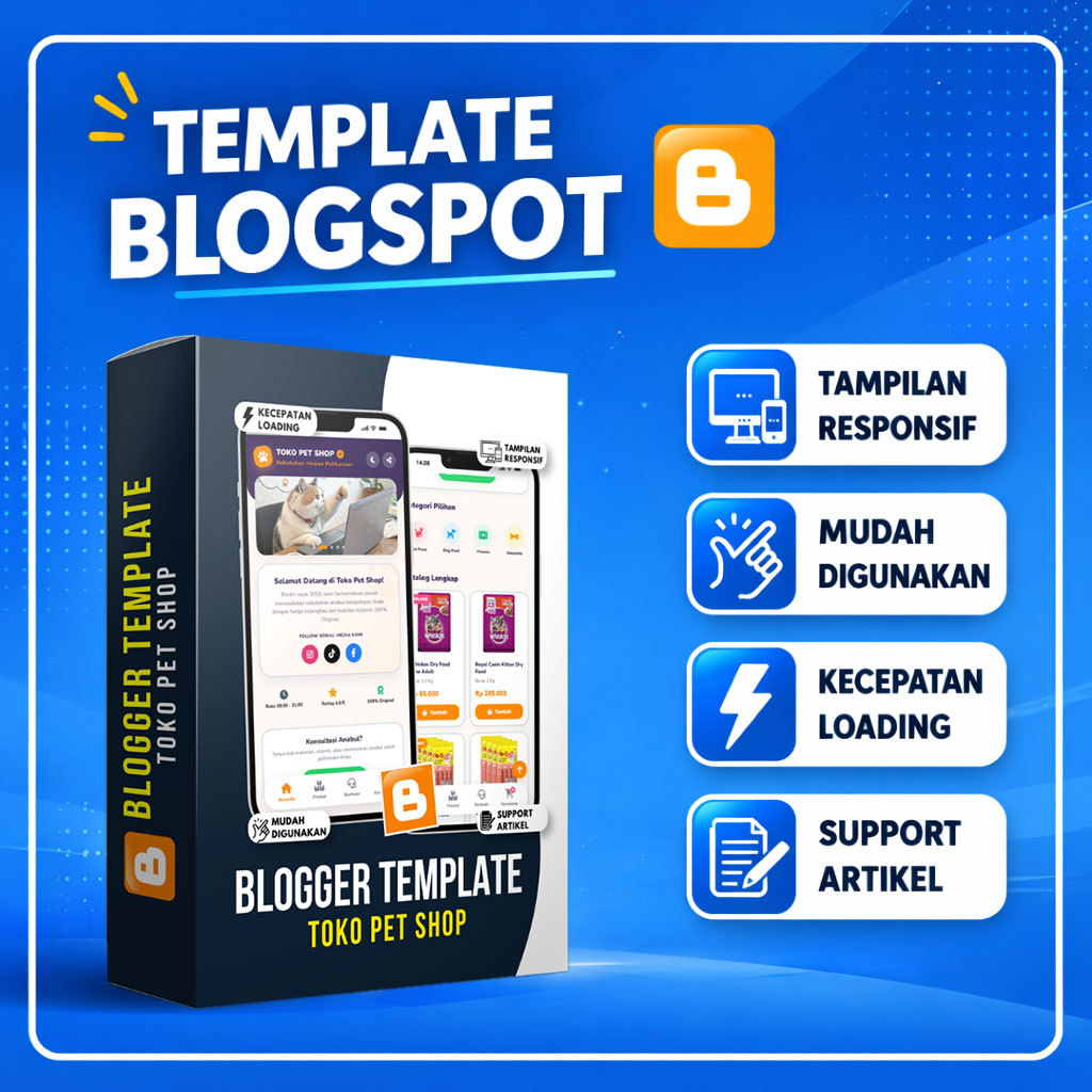Template Blogger Pet Shop V1