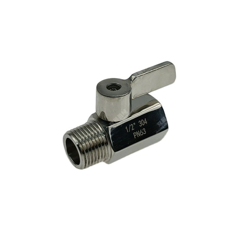 FNPT x MNPT Mini Ball Valve SS304 Stainless Steel Lever WOG