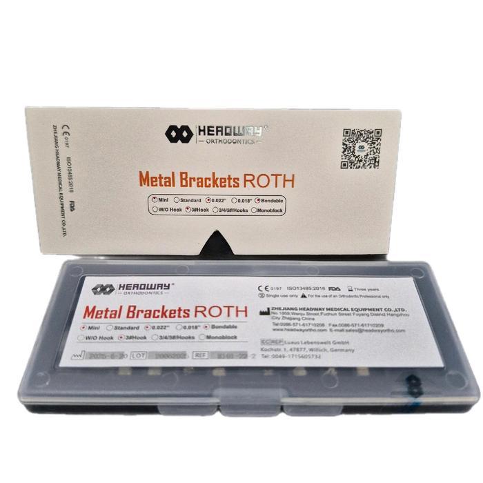 Metal Brackets Roth Headway / Bracket Mini Roth Slot 022 / Behel Gigi Premium
