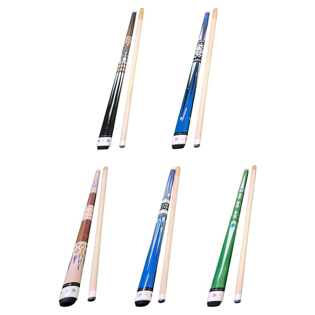 Pool Cue 145cm Two Section Billiard Cue for Adults Billiard Players Starters
