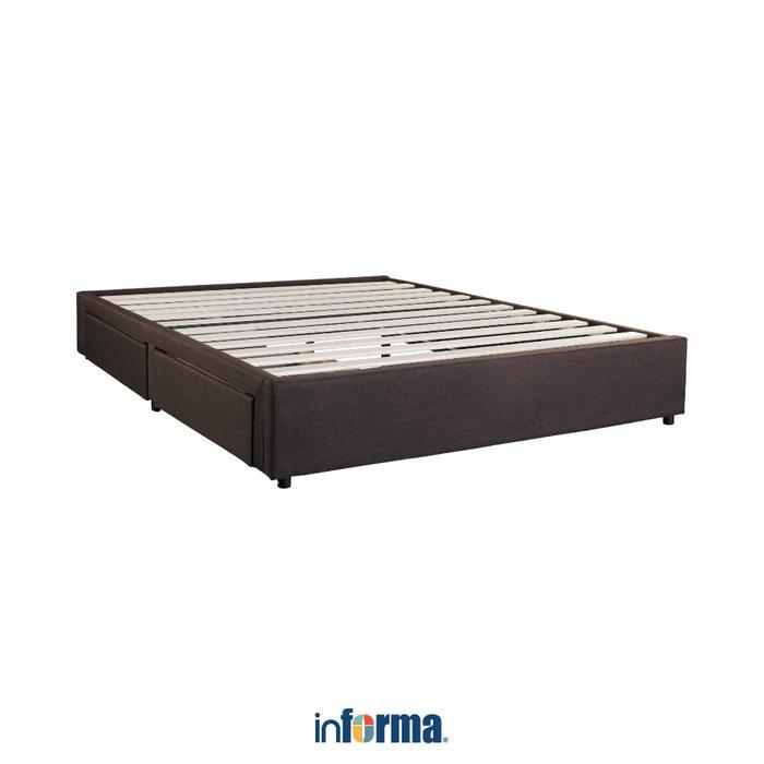 Informa Sleep Linford I I I Dipan Dengan Laci - Cokelat Ranjang Kasur Divan Tempat Tidur Furniture