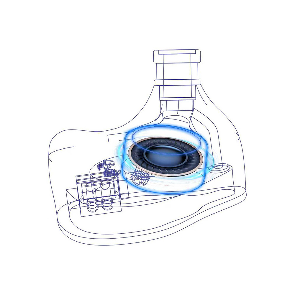 COZOY D1 IEM 10mm Graphene Diaphragm Dual Magnetic Circuit Dual Cavity Dynamic Wired In-Ear