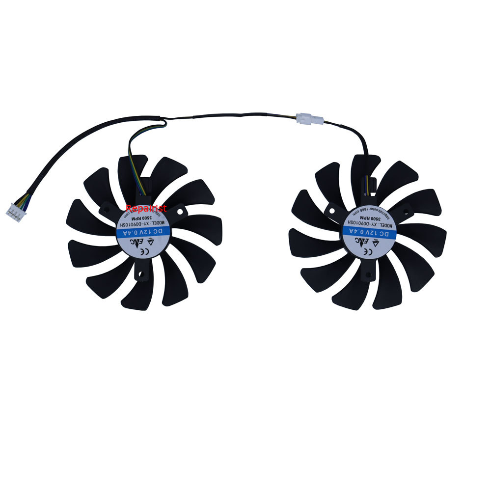 Desktop Card Cooling VGA Cooler Video Fan For JIESHUO RX6600 8GB RX5500XT 8G 128bit,RX 6600M