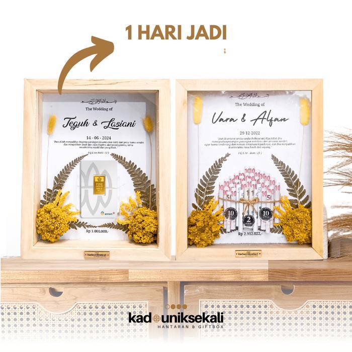 Bingkai Mahar Uang 10R / Mahar Pernikahan / Frame Mahar 3D Pop Up